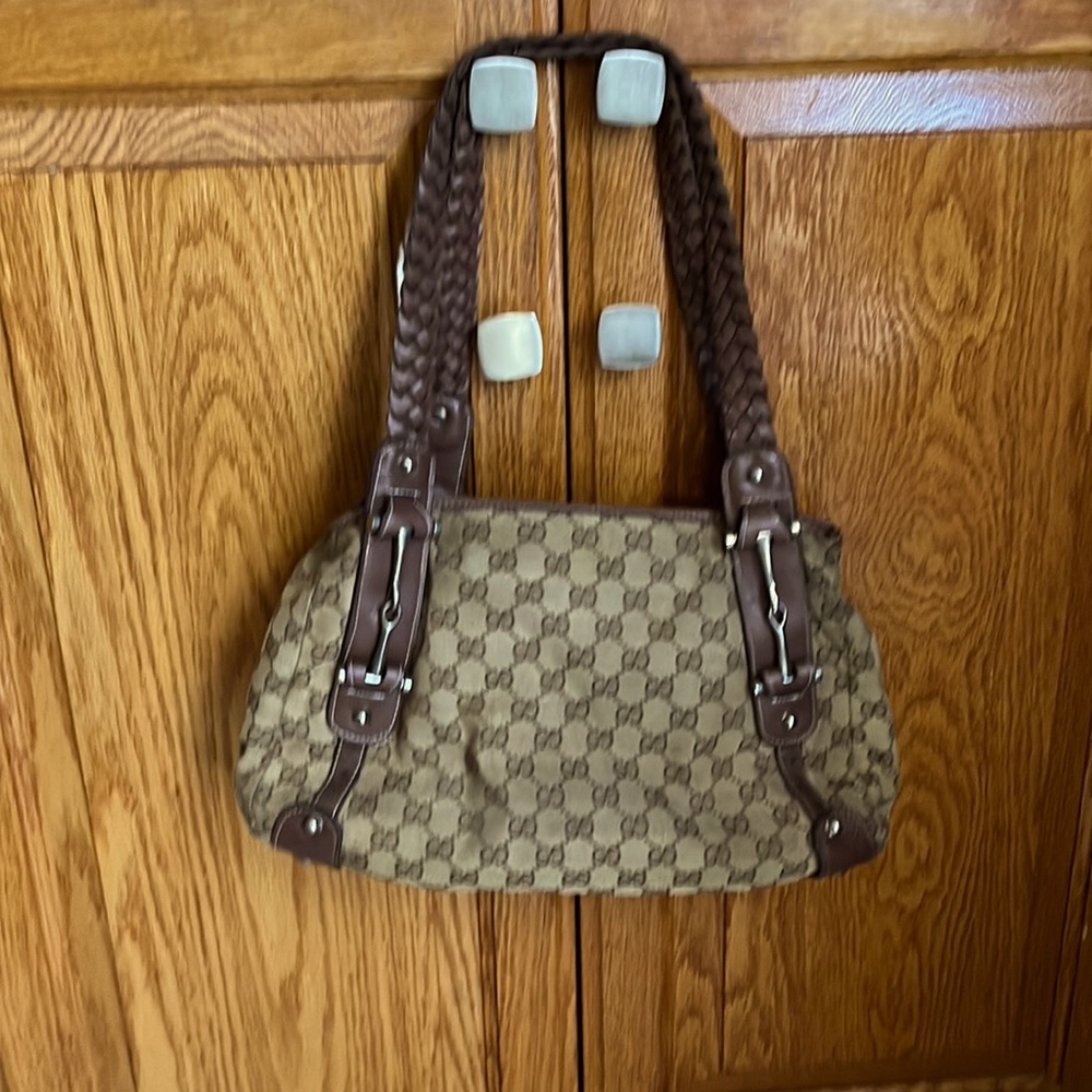 Tan and brown with braided straps